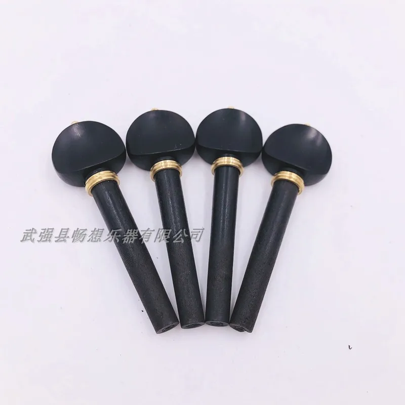 20pcs Top Quality Natural Ebony 4/4 Violin peg,boxwood decoratin