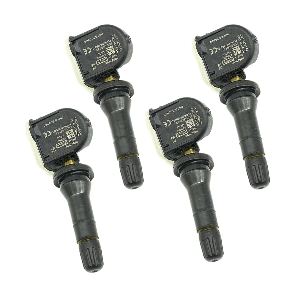 EV6T-1A180-CB 4PCS Tyre Sensor Pressure 433MHz For Ford Focus Kuga Ford Mondeo Mk5 Ecosport 433MHz TIRE PRESSURE MONITOR SENSOR