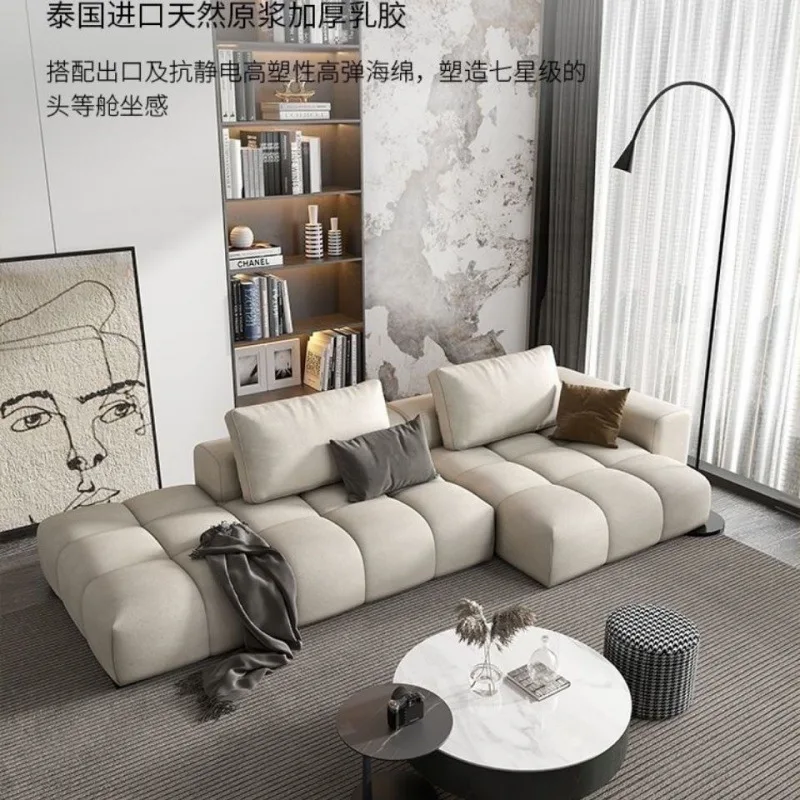 Sofa, living room, rental house, minimalist Italian size apartment inline home sofa