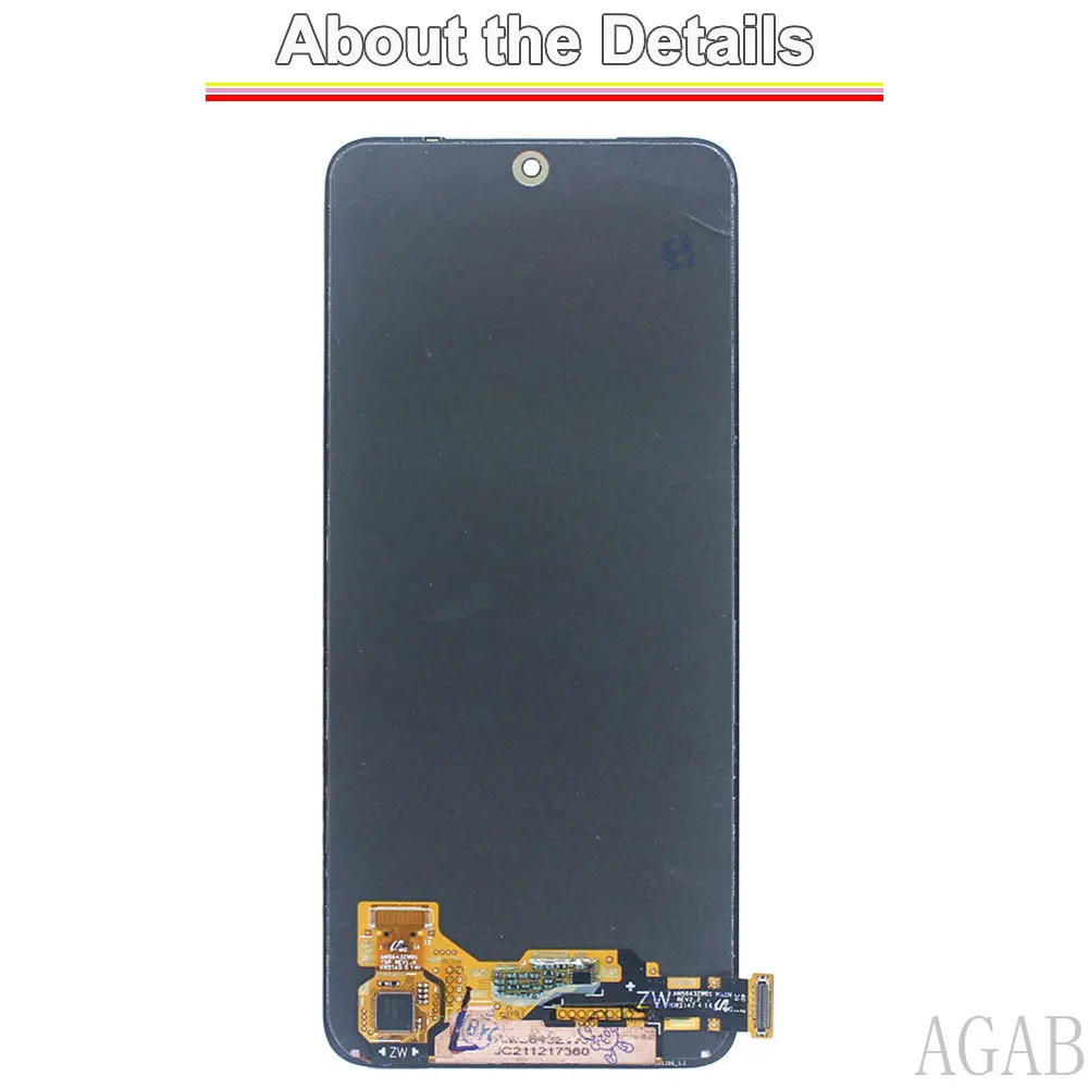 6.43” AMOLED LCD for Redmi Note 11 4G 2201117TG LCD Display Touch Screen Digitizer for Redmi Note 11 4G 2201117TY LCD With Frame