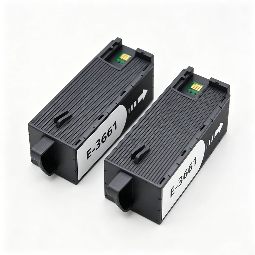 2 cajas de mantenimiento de tinta residual T3661 para EPSON Expression XP6000 XP6005 XP6100 XP6105 XP8500 XP8505 XP8600 XP8605 XP970 XP15000