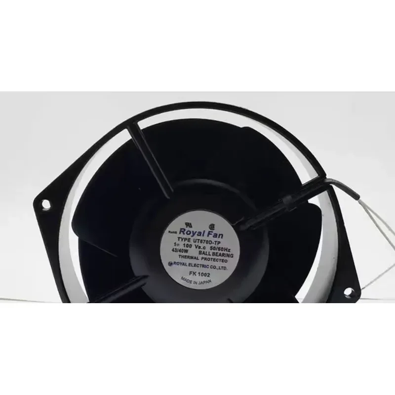 for TYPE UT670D-TP 100VAC original Japanese ROYAL FAN all-metal high temperature resistant fan