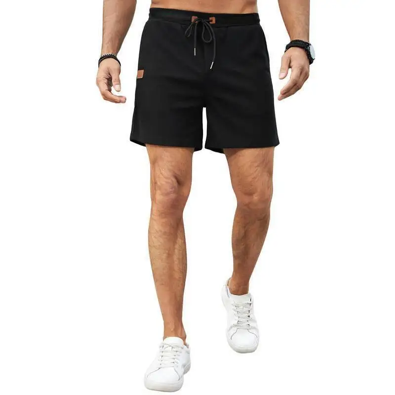 G 54175 Waffle 3-Point Shorts Casual Retro Loose Fit Neutral Winter Fashion No Brand Registered Trademark Micro Stretch