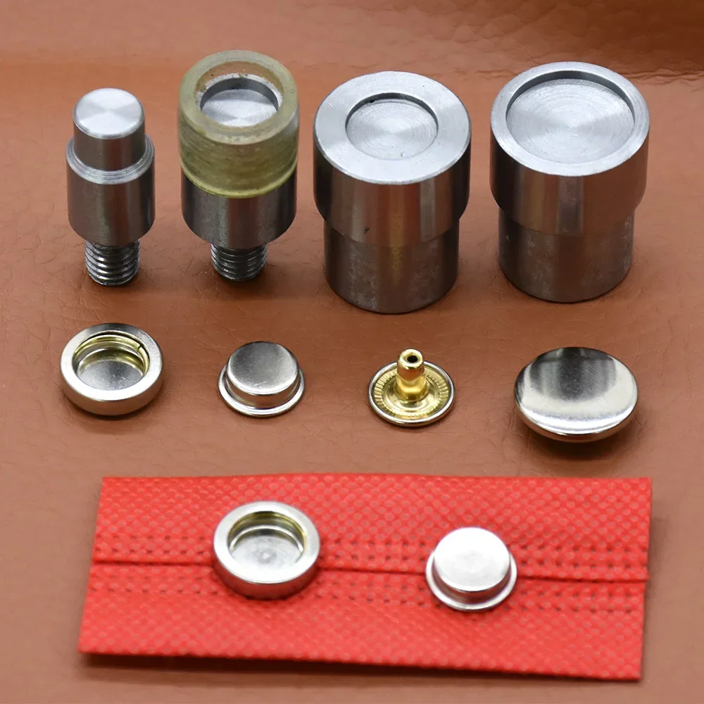 20sets snap buttons+ mold. Hand pressing button machine. Prong Snaps mold. Button installation tool. Metal rivets molds.