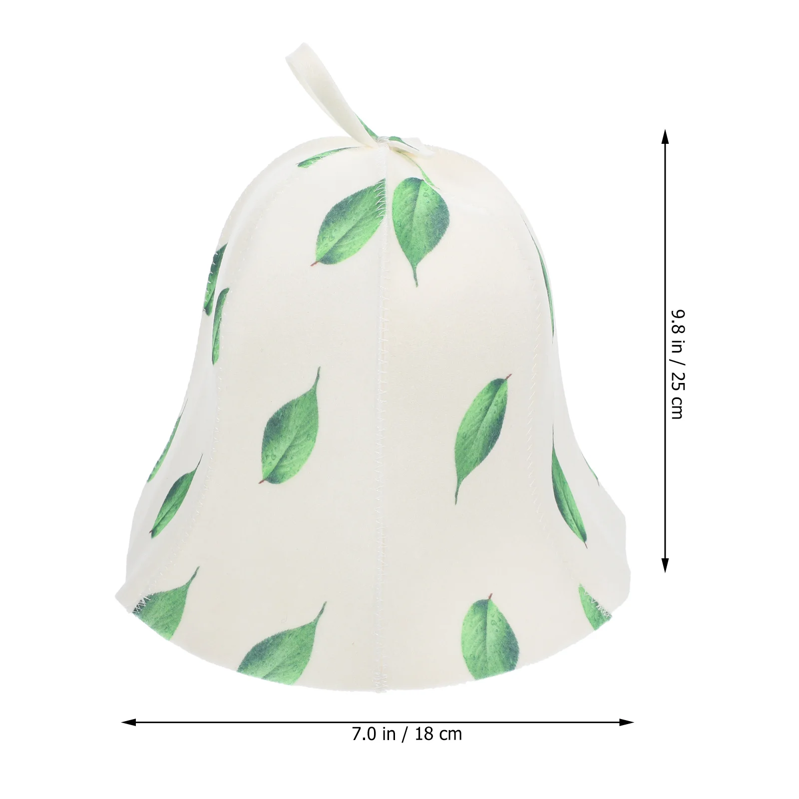 Stylowy filcowy kapelusz do sauny, wygodny, chłonny kapelusz kąpielowy dla kobiet i mężczyzn, chroni głowę i oczy podczas sauny, domowe czepki kąpielowe.