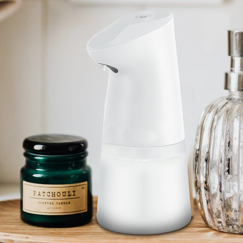 

Automatic Sensor Soap Dispenser White Touchless Tools Creative Motion No Portable ABS PET Material Infrared Smart Design