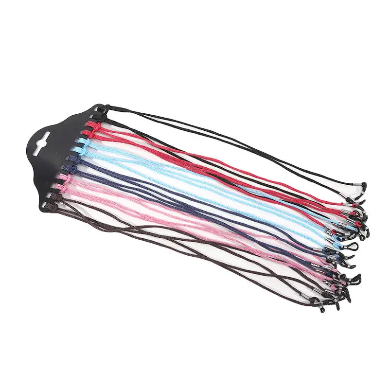 12-teiliges Anti-Verlust-Brillenband-Set, farbenfrohe Nylon-Antirutsch-Brillenkette, Brillen-Accessoires