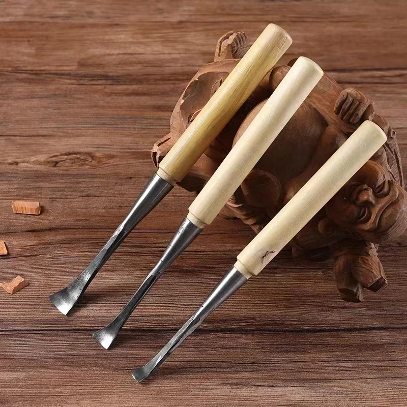 Holzbearbeitungs-Schnitzmesser 10mm 20mm 30mm Holzschaber-Werkzeug Rundmesser Holzbearbeitungs-Meißelwerkzeuge – Detail 5