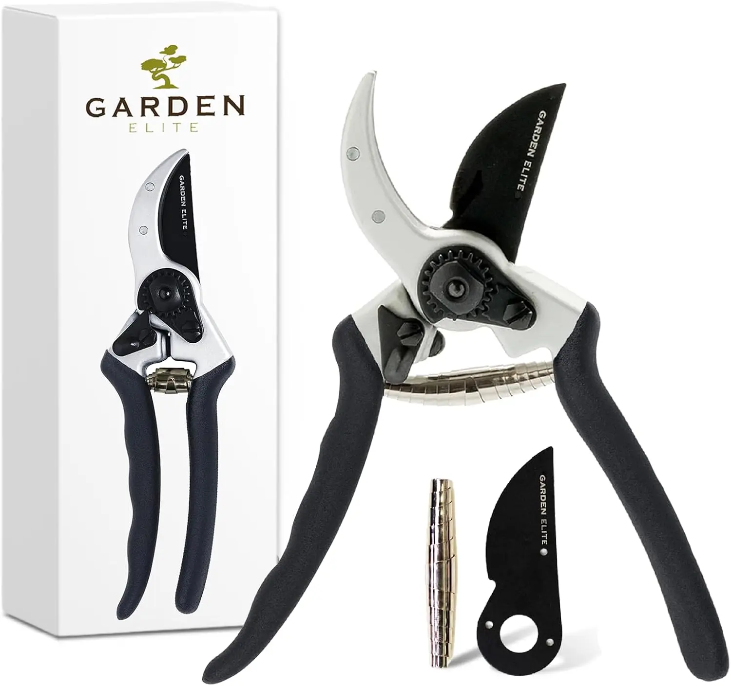 Alpha Six Bypass Pruning Shears with PVC Handles - Premium Garden Tools for Effortless Cutting Experience