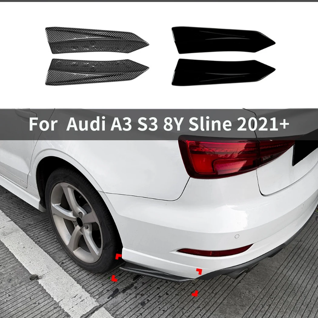 

For cross-border modification of rear corner spoiler stickers on Audi A3 S3 8Y Sline 2021+ Sedan version Car accessories