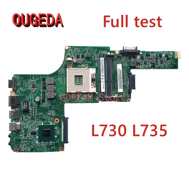 

OUGEDA A000095740 DA0BU5MB18A0 DA0BU5MB8E0 For Toshiba L730 L735 Laptop Motherboard HM65 DDR3 Mainboard Full Test