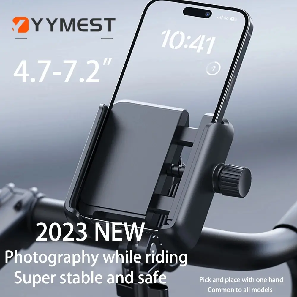 Motorcycle Phone Holder Motorbike Mirror Mobile Stand Bike 360° View Bicycle Phone Holder GPS Clip Cellphone Handlebar Mount