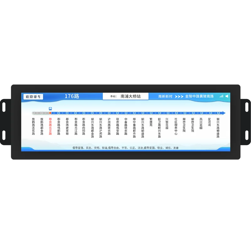 

29 Inch LCD Stretched Bar Display Signage; Bus Route Display, Bar LCD Advertising Machine