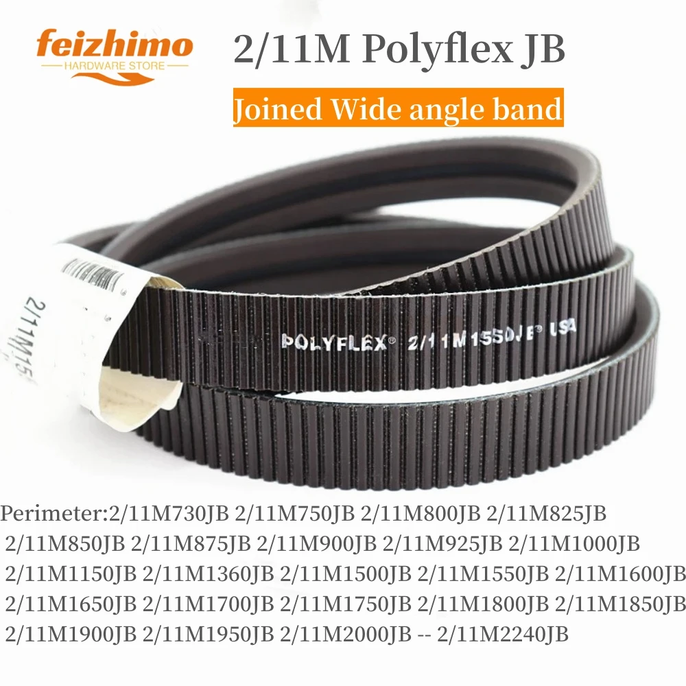 11M Polyflex JB Joined Wide angle band 2/11M730JB 2/11M750JB 2/11M800JB 2/11M825JB 2/11M850JB 2/11M875JB 2/11M900JB -2/11M2240JB