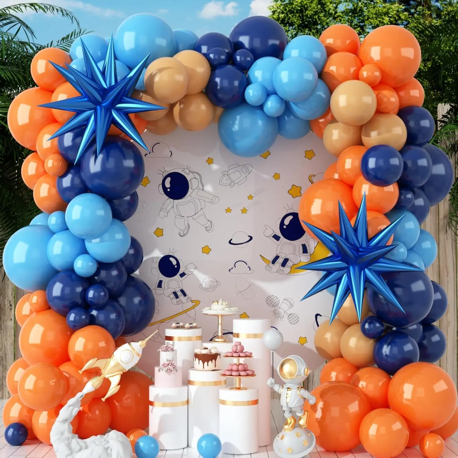 137Pcs Orange And B…