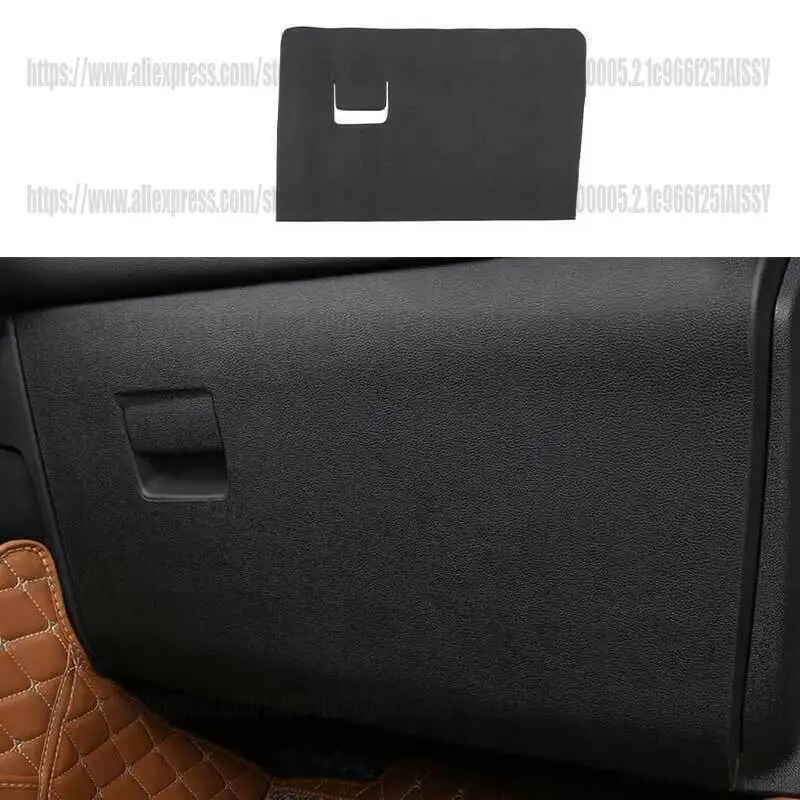 For Cadillac XT4 2019-2023 Leather Co-Pilot Handle Anti-Kick Panel Decor Trim car acesssories