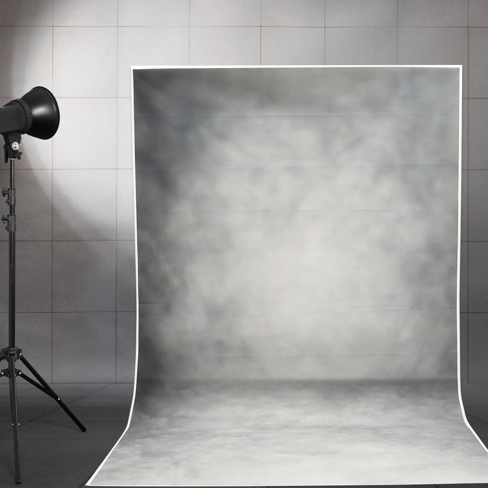 

Vintage Gray Party Backdrop Large Photography Hanging Background Prop Durable Reusable Decoration for Garden Home Studio