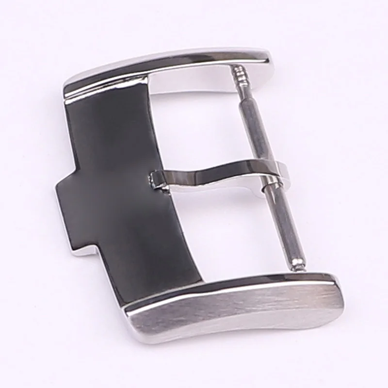 XIANERSHANG Custom J-aeger-LeC-oultre Convex Logo Watchbands 18MM Belt Buckle 316L Stainless Steel Pin Buckle Watch Accessories