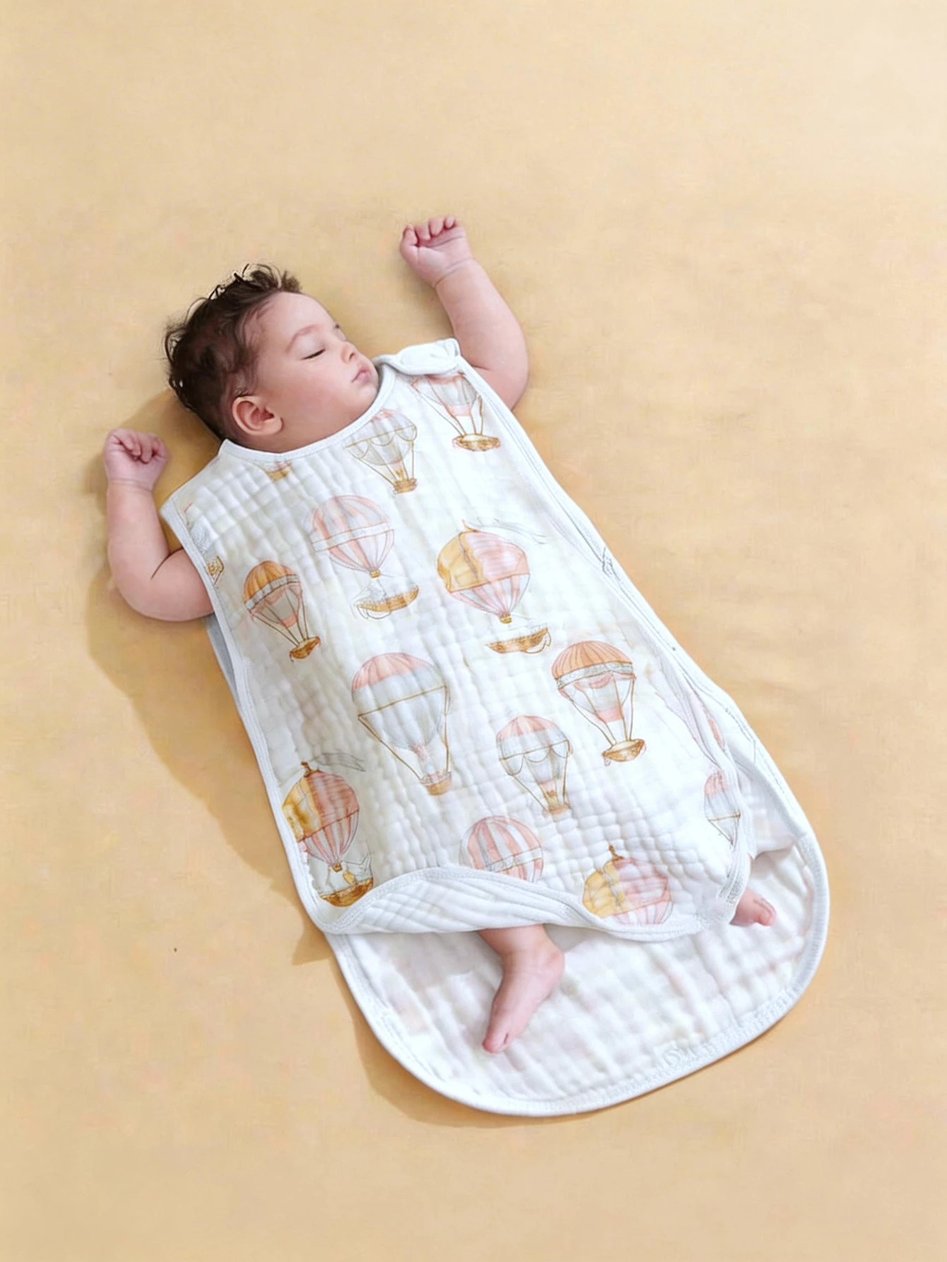 

1Pc Ultra-Soft and Comfortable Baby Sleeping Bag, Summer Gauze Sleeveless Breathable Vest Sleeping Bag, Children's Anti-Kick Quilt, Suitable for Summer Thin Models in Air-Conditioned Rooms. The Perfect Gift for Your Baby, Perfect for Baby Showers and Vale