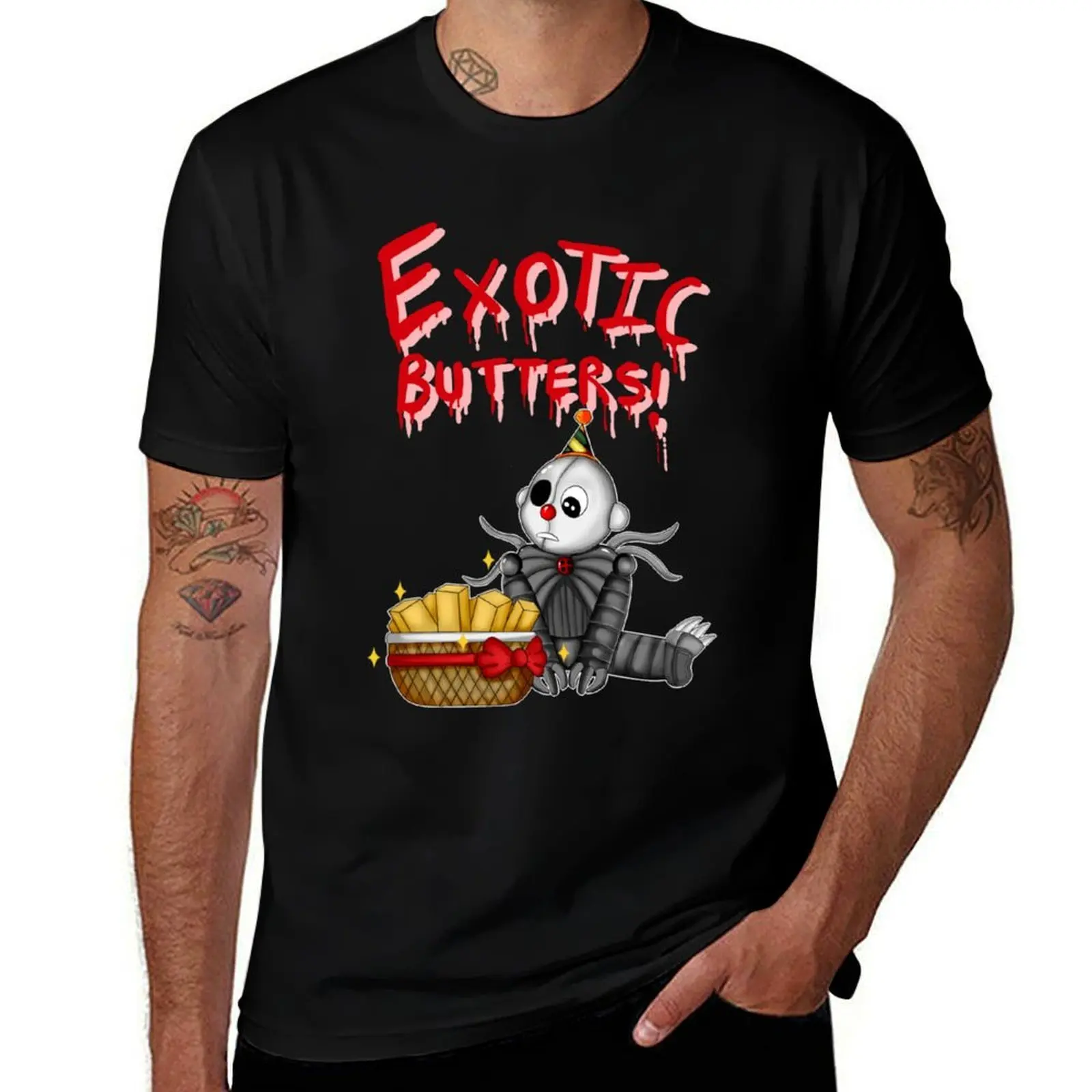 Ennard&x27;s Exotic Butters T-Shirt man t shirts high quality luxury brand T-Shirt