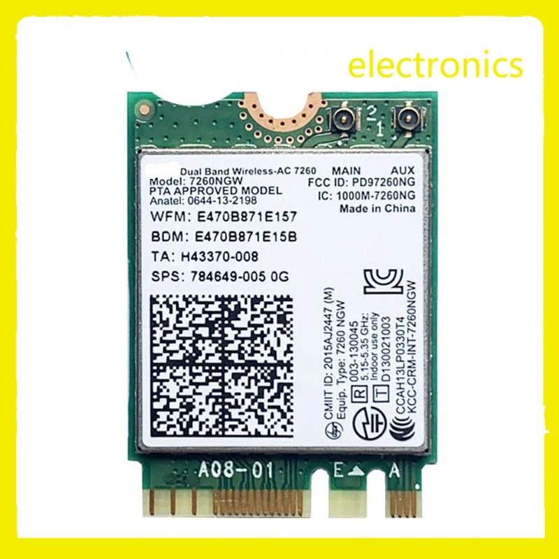 

FOR ACER N18Q13 Wireless-AC 802. 11ac 867Mbps Wifi Bluetooth BT 4.0 Wireless Wlan M. 2 Card 2x2 NGF