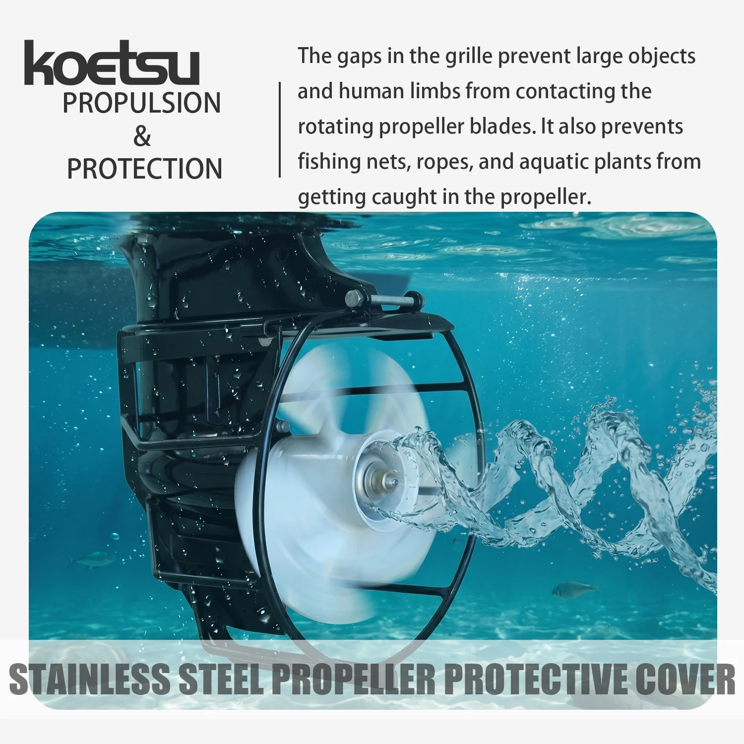 Cubierta Protectora de Hélice - Outboard Motor Propeller Stainless reseña y precio