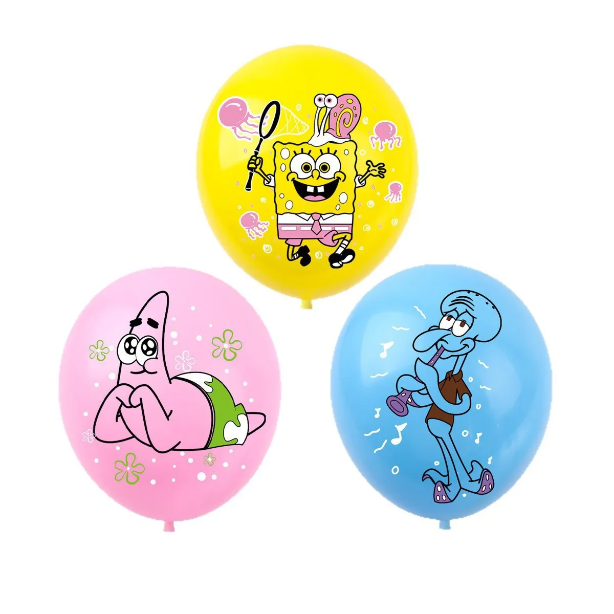 15 Stück 12 Zoll Neue SpongeBob Latex-Ballons Baby-Shower Kindergeburtstag Party-Dekoration Ballon Helium-Ballon
