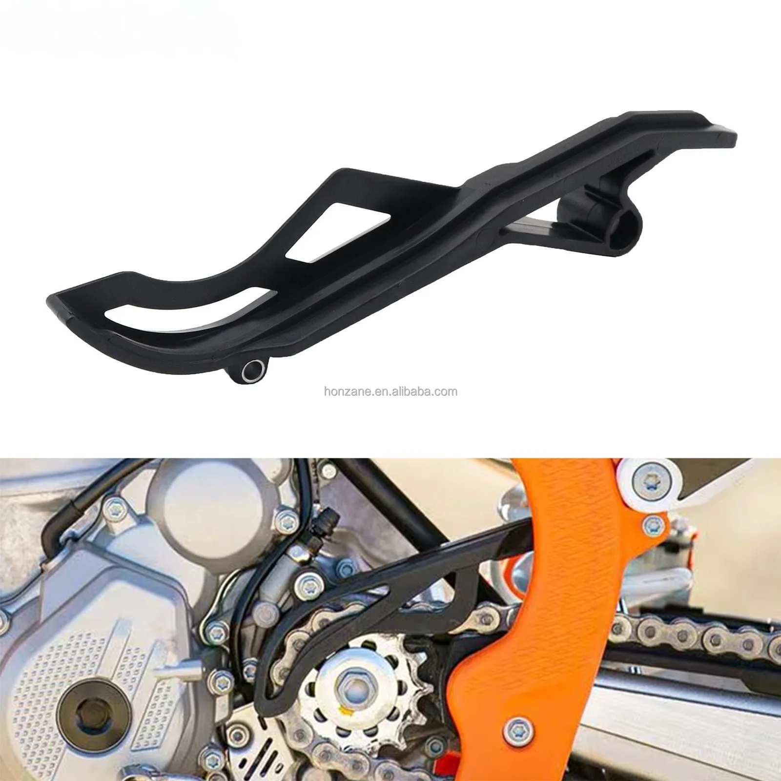 Dirt Bike Front Sprocket Chain Guide Guard, Nylon Dustproof Protective Cover, Motorcycle Mod Parts