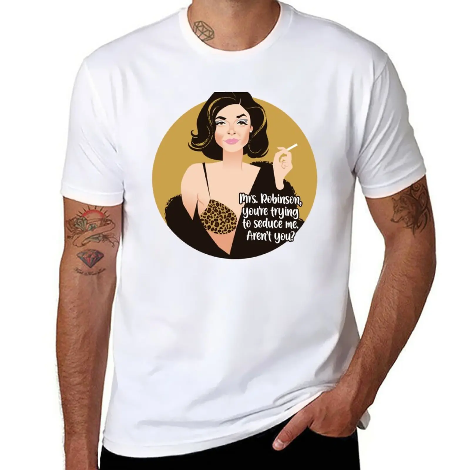 New Mrs. Robinson T-Shirt T-shirt short sports fan t-shirts cute tops vintage t shirt fruit of the loom mens t shirts