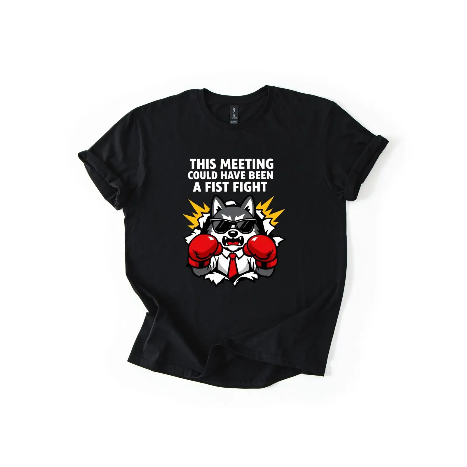 This Meeting Could Have Been A Fist Fight T Shirt office humor workplace sarcasm funny work vintage Washed