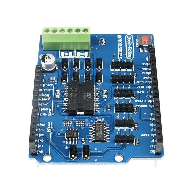 L298P L298 Shield R3 DC Motor Driver Shiled Board Module 2A Dual Full Bridge H-Bridge 2 Way For Arduino r3 Relay 5V 12V