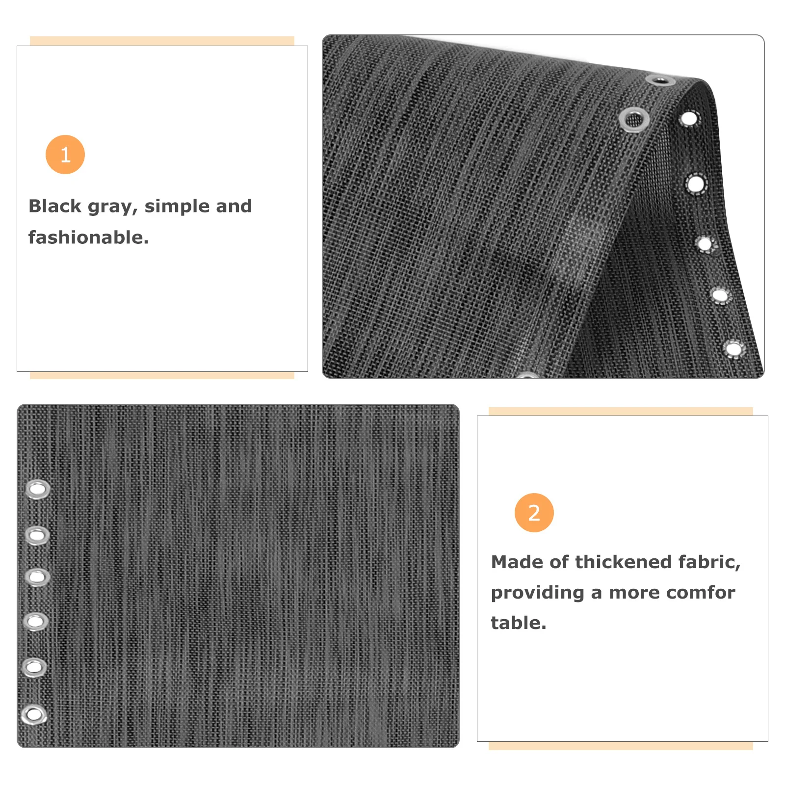 Panno di ricambio per poltrona lounge da patio, robusto tessuto impermeabile per cortile, balcone, ponte, design portatile, confortevole