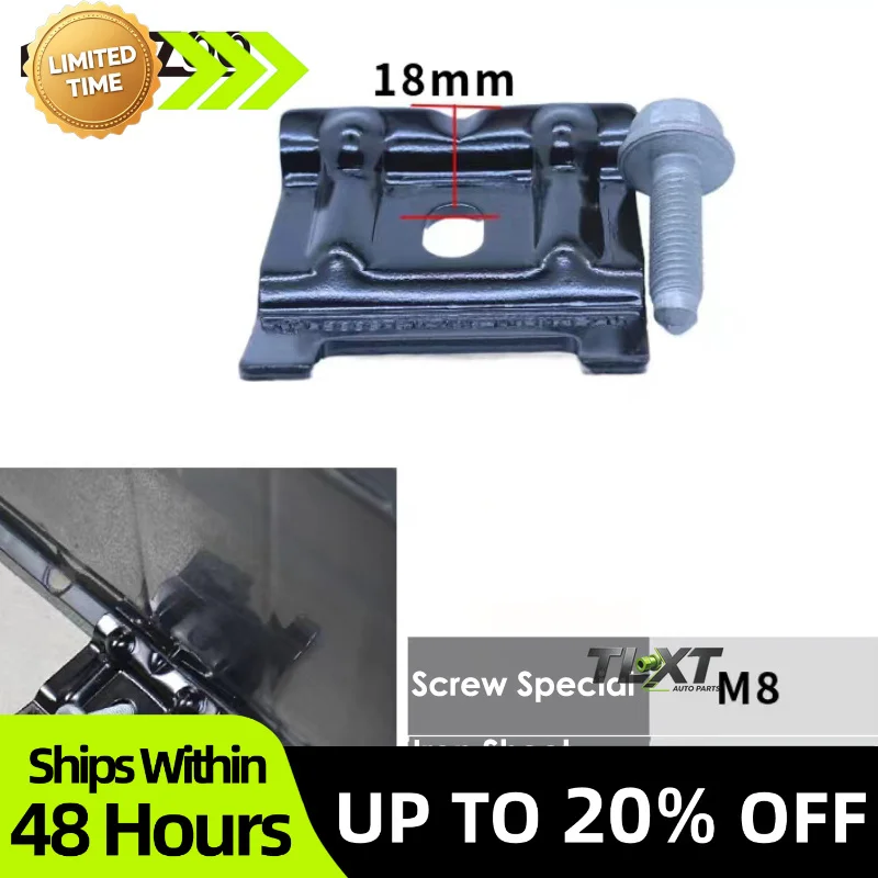 TLXT Bracket Battery Hold Down Clamp 1J0803219  For VW Beetle CC Tiguan Touran Jetta Polo 6R Golf MK4 MK5 Passat B6 Bora Q3
