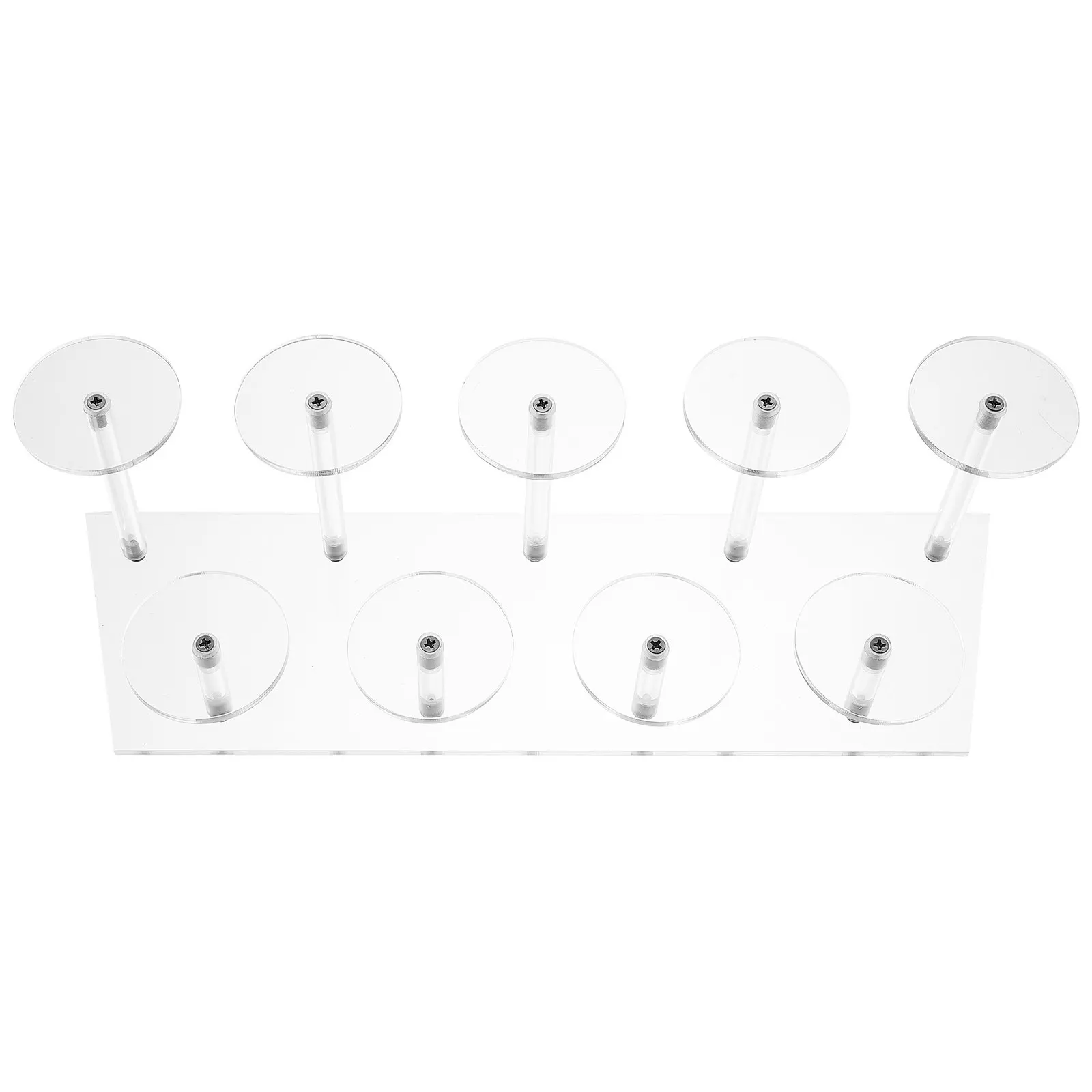 Stepped Style Acrylic Display Shelf Transparent Multi-Layer Jewelry Holder Space Saving Wall Mounted Storage Rack for Cosmetics
