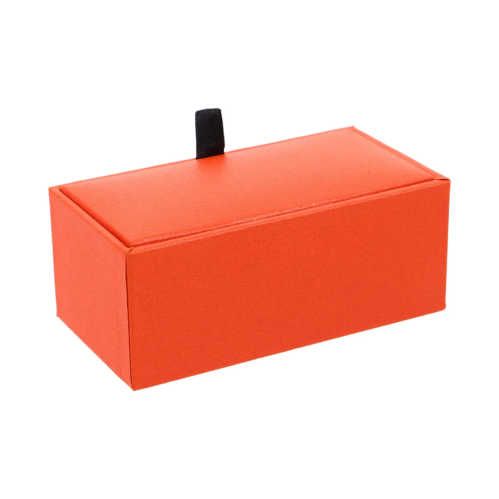 PU Cufflink Box Design Soft Interior for Men Cufflinks Organizer Jewelry Storage Case Travel Gift