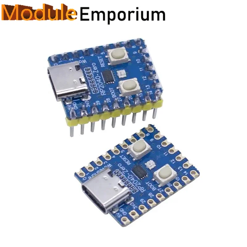 Flash Mini Microcontroller Development Board RP2040-Zero RP2040 Dual-core Cortex M0+ 2MB