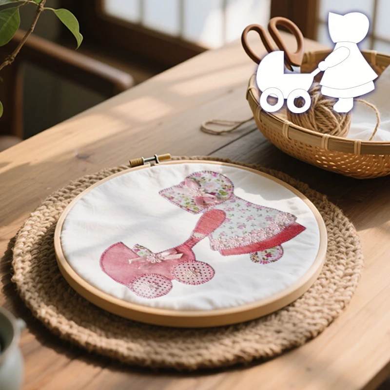 YOMDID 8pcs Transparent PET Craft Sewing Template DIY Girl Sewing Pattern Quilting Template Patchwork Accessories, and Tools
