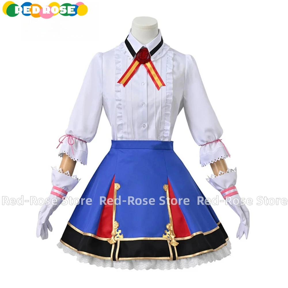 Disfraz de Anime Umamusume Pretty Derby Meisho Doto, disfraz de Halloween, Navidad, fiesta, peluca personalizada, tocado de cola, zapatos