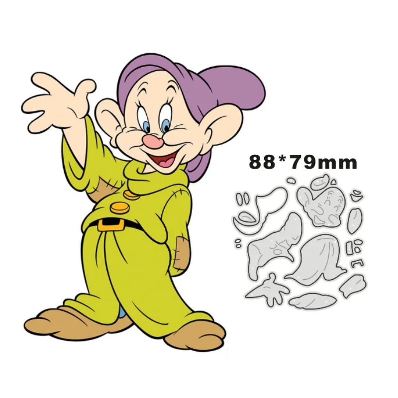 Disney Metal Cutting Dies Stencils Seven Dwarfs for DIY Scrapbooking  Album Stamp Paper Card Embossing 2022 New Die Cut