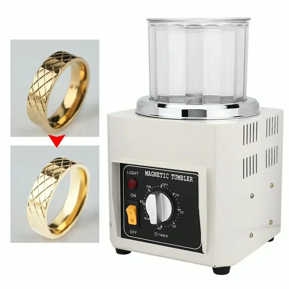 Magnetic Tumbler Jewelry Polisher water cleaning Finishing Polishing machine SG5