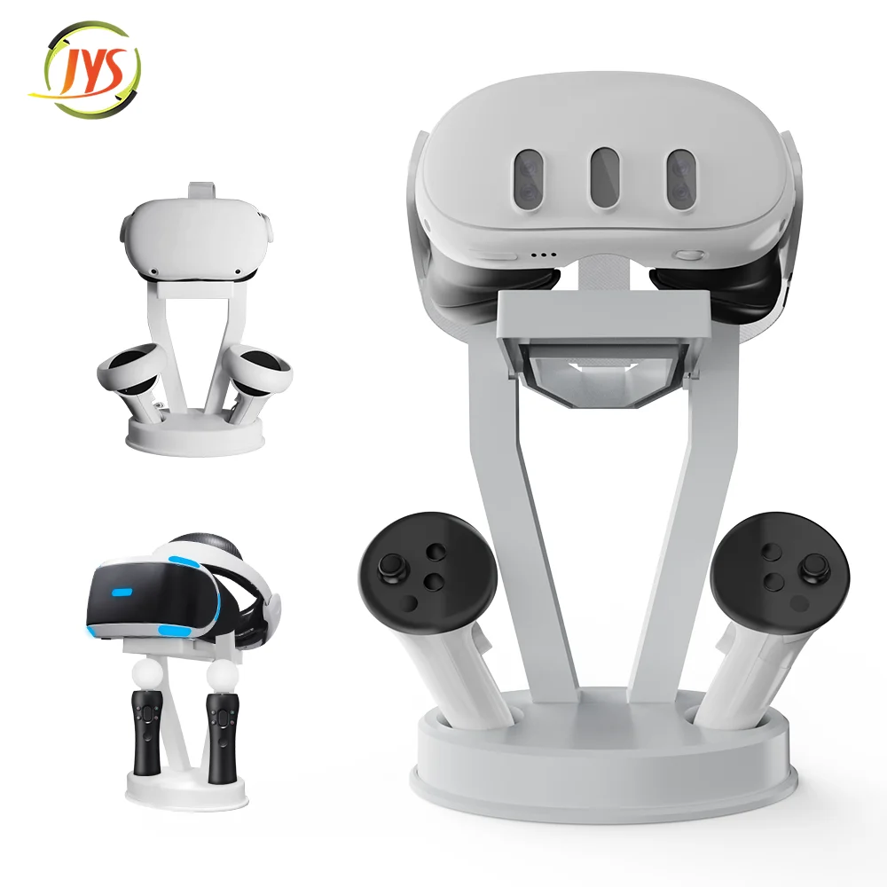 Headset Holder Accessories For Quest3 Stand Display Holder Mount Station Space Saving for Meta Quest2 Accessories