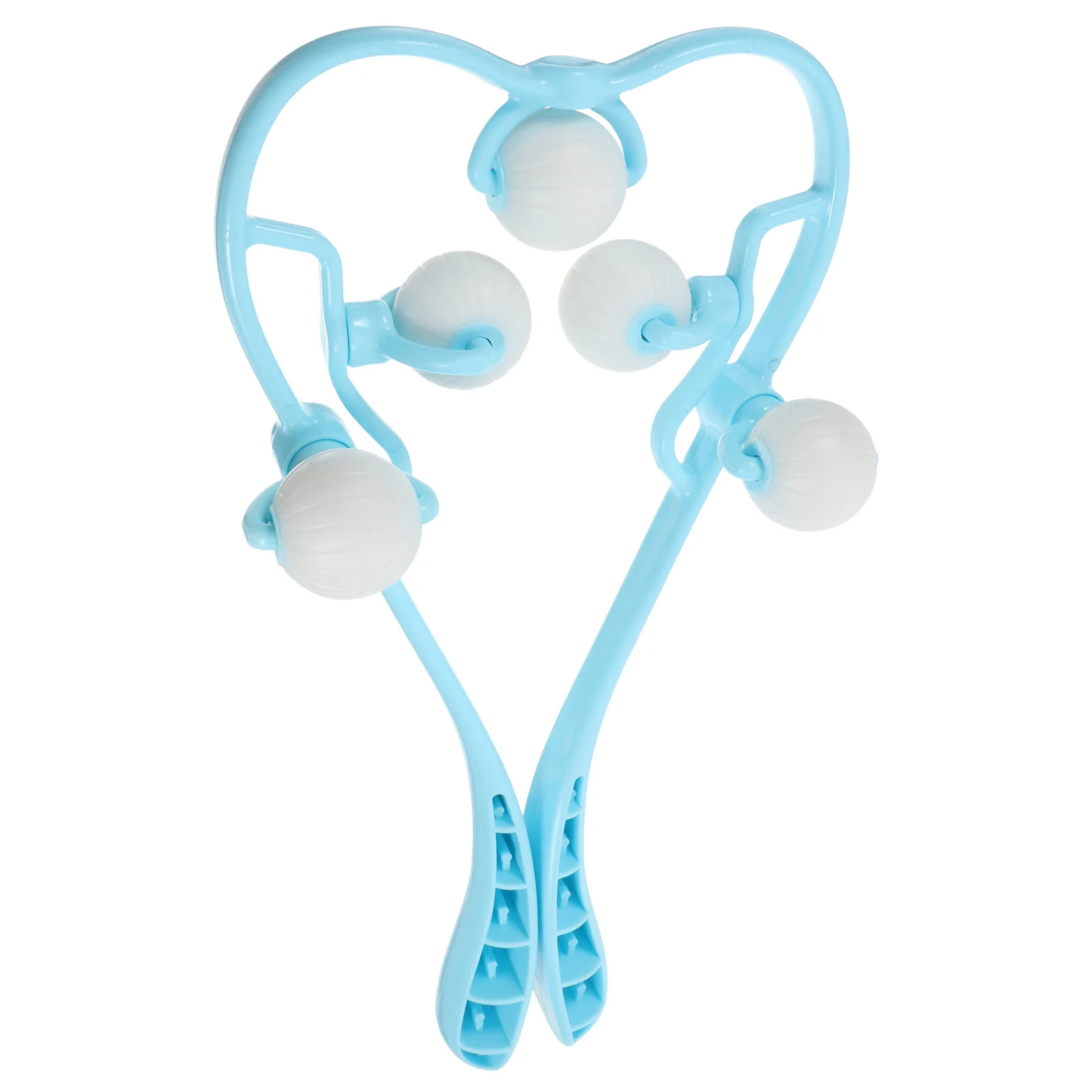 

Manual Cervical Massager Neck Shoulder Massage Tool Pressure Point Relief Roller Comfortable Grip Design Neck Shoulder Massager