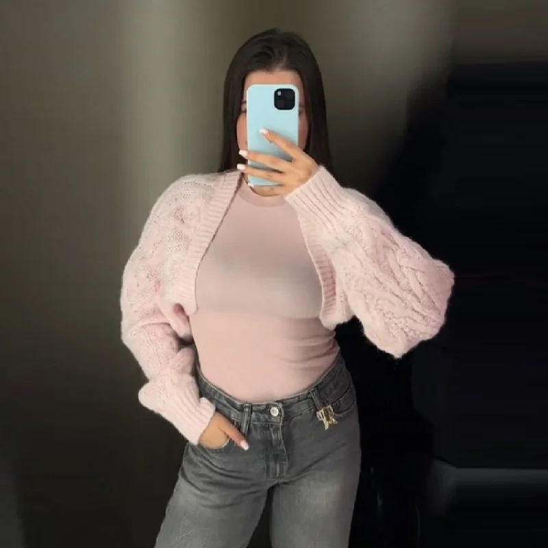 

Милый розовый укороченный кардиган на шнуровке, мягкий французский нежный повседневный шикарный повседневный тренд, женские топы, стильная женская осенняя уличная одежда для свиданий