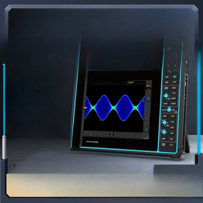 

Digital oscilloscope 100M bandwidth 2/4 channel flat panel touch handheld with buttons