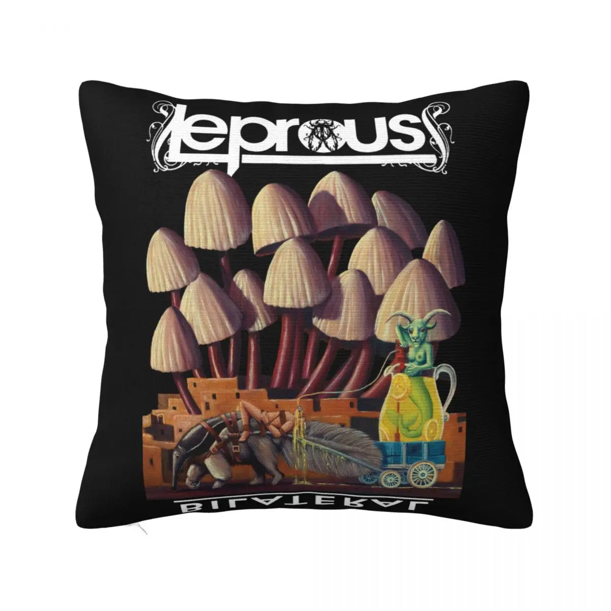 Leprous Bilateral Progressive Metal Agent Fresco Black S To 6 Hot Sell Summer Basic New Brand Homme Pillow Case