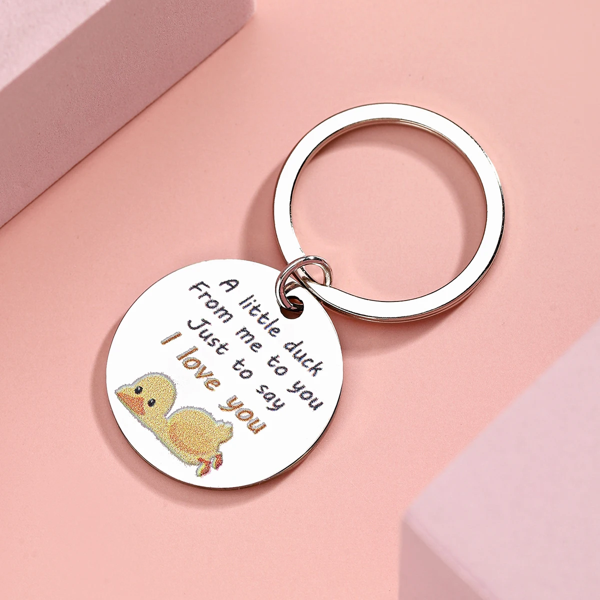 I Love You Gifts For Him Keychain Boyfriend Gift For Boyfriend Girlfriend Long Distance Relationship Gift Duck Gift