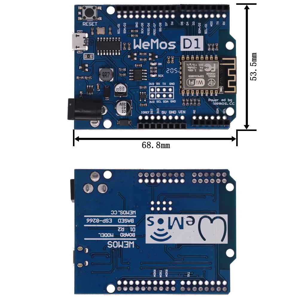 Picture 7: ESP-12E WeMos D1 R2 UNO R3 CH340 CH340G WiFi Development Board Based ESP8266 Shield Smart Electronic For Arduino Compatible IDE