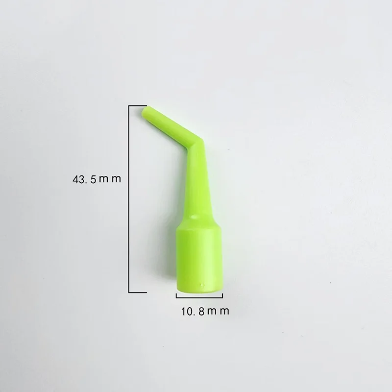 50Pcs Dental Disposable Suction Tip Conversion Head Bend Pipe High Temperature Resistance Disinfect Cavity Surgery Straw Tools