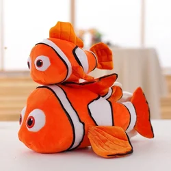 Cartoon Nemo Plush Toy Lovely Stuffed Fish Animals Clownfish Plushies Cute Soothing Doll Home Decor Birthday Gifts Girl Child