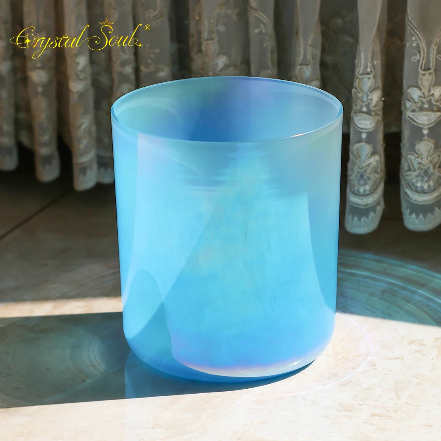 YUNQIQINGYIN CrystalSoul Heart of the Ocean Alchemy Clear Quartz Crystal Singing Bowl, 432Hz Perfect Pitch Sound Healing Bowl for Yoga Meditation Chakra Therapy view 7
